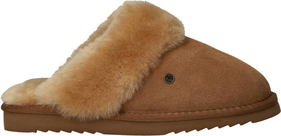 Warmbat Flurry Suede Dames Sloffen Beige - Foto 6