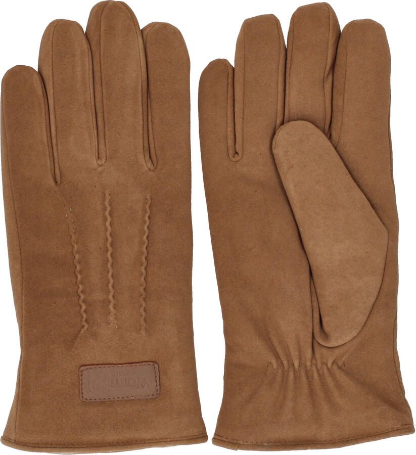 Warmbat Gloves Women Goat Suede Cognac
