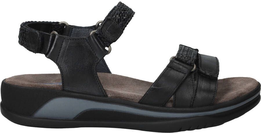 Wolky Acula Softy Wax Sandalen Heren Zwart