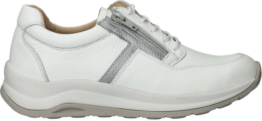 Wolky Comfortabele Leren Sneaker met Metallic Accents White Dames - Foto 4