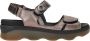 Wolky Metallic Bronzen Sandaal met Comfortabel Voetbed Brown - Thumbnail 3