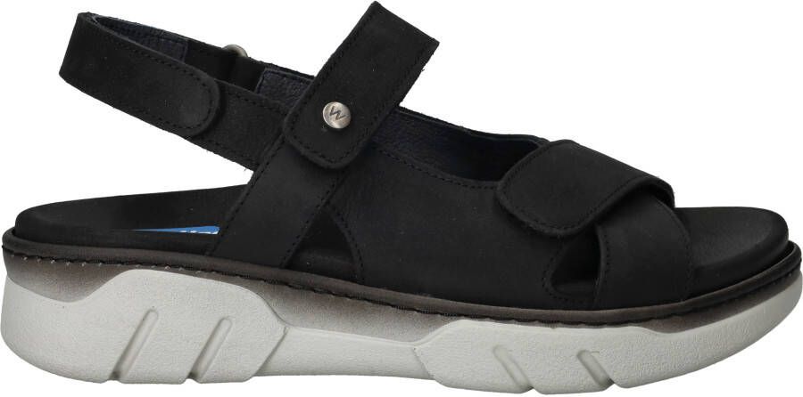 Wolky Rapid Gobi Sandalen Dames Zwart
