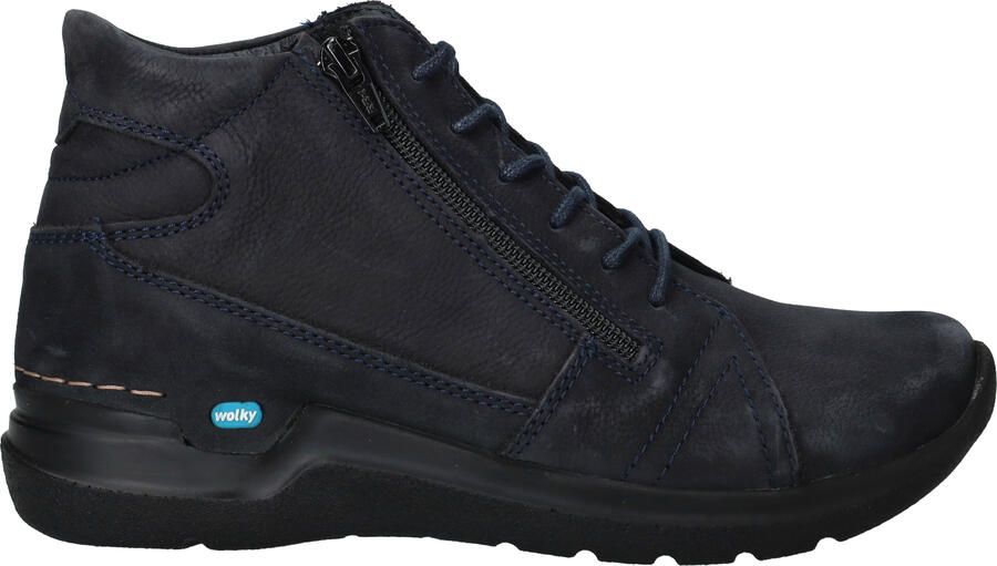 Wolky Dames Veterschoenen Boots 0660611 800 Why Antique Blauw - Foto 3