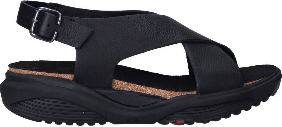 Xsensible Corfu Stretchwalker Sandalen Dames Zwart
