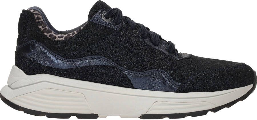 Xsensible Stretchwalker Sneaker Golden Gate Lady 33000.4.263 G Blauw Glitter Navy Fantasy - Foto 3