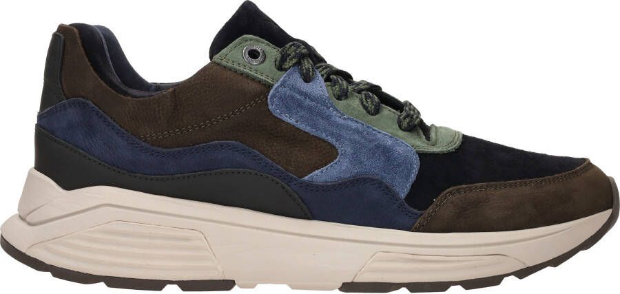 XSENSIBLE Lage Sneakers Heren Sue H Sneaker Maat: 41 Materiaal: Leer Kleur: Blauw - Foto 2