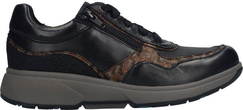 Xsensible Stretchwalker Dames Veterschoenen Xsensible Lima Black Fantasy Zwart - Foto 3