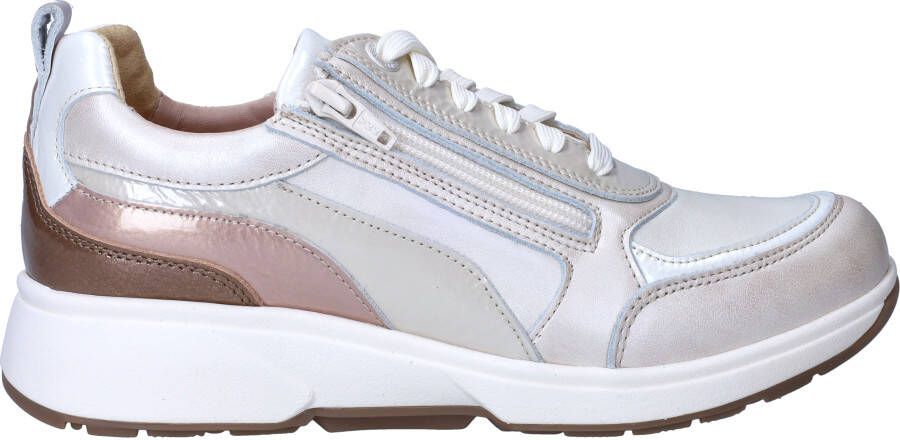 XSENSIBLE Lage Sneakers Dames Valletta Maat: 42 Materiaal: Leer Kleur: Wit