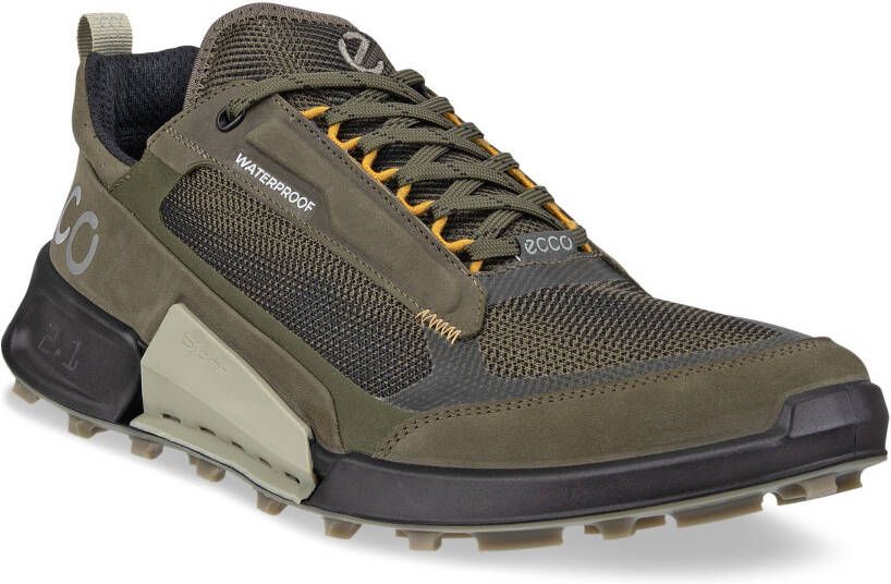 ECCO Biom 2.1 X Mountain M Heren waterdichte sneakers in nubuck Groen Size: 40 (UK 6.5-7)