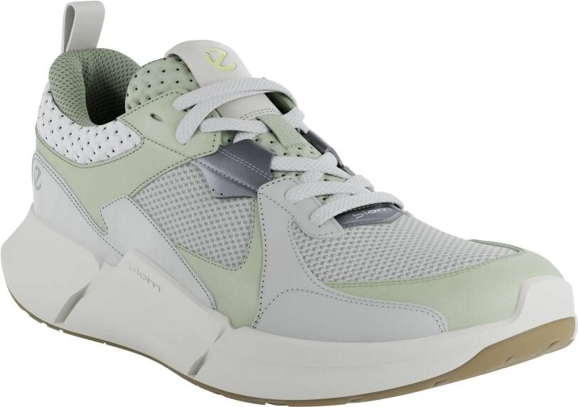 ECCO Biom 2.2 W Dames leren sneaker Groen Size: 36 (UK 3.5-4)