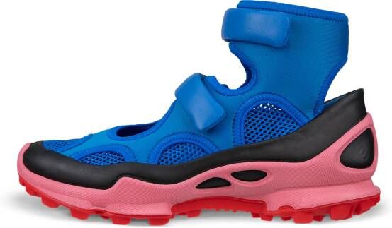 ECCO Biom C-Trail W Dames hoge sneaker in leer Blauw Size: 38 (UK 5-5.5)