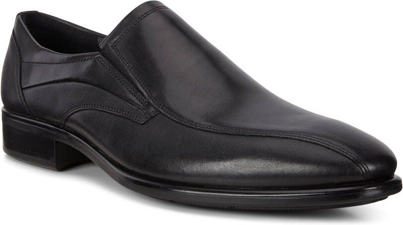 ECCO Citytray Heren nette leren instapper Zwart Size: 40 (UK 6.5-7)