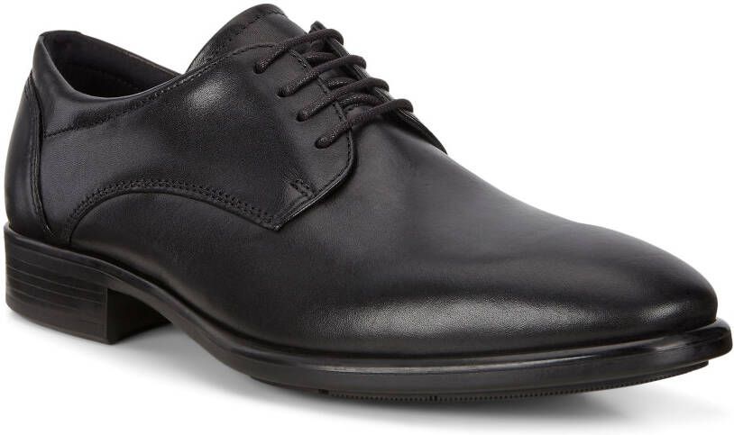 ECCO Citytray Heren leren derby schoen Zwart Size: 40 (UK 6.5-7)