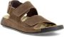 ECCO Cozmo M Heren nubuck sandaal met twee bandjes Bruin Size: 45 (UK 10.5-11) - Thumbnail 2