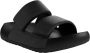 ECCO Cozmo PF W Dames leren sandaal met twee bandjes Zwart Size: 38 (UK 5-5.5) - Thumbnail 1