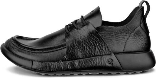 ECCO Cozmo Shoe W Dames leren moc-toe schoen Zwart Size: 38 (UK 5-5.5)