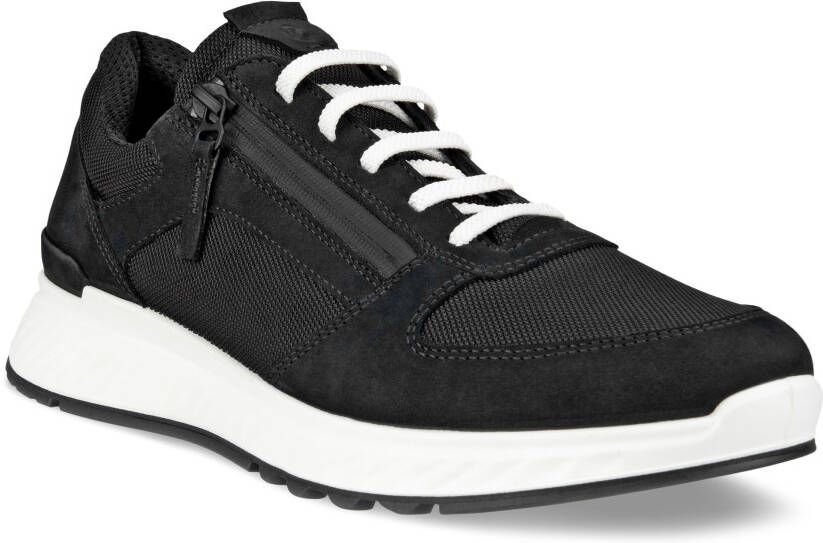 ECCO Exostride W Dames nubuck sneaker Zwart Size: 36 (UK 3.5-4)