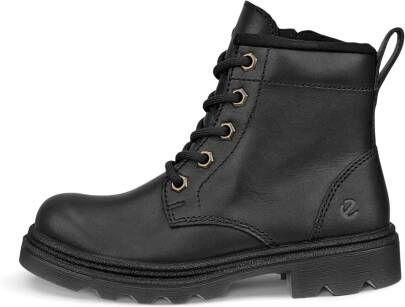ECCO Grainer K Kinderen waterdichte leren enkellaars Zwart Size: 39 (UK 5.5-6)