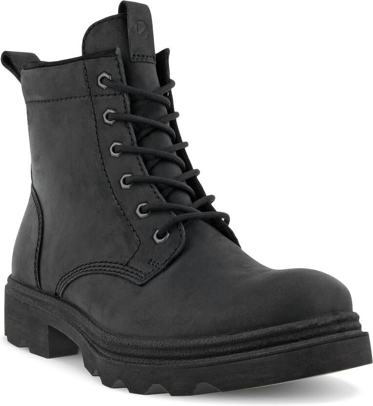 ECCO Grainer M Heren nubuck waterdichte veterboots Zwart Size: 40 (UK 6.5-7)