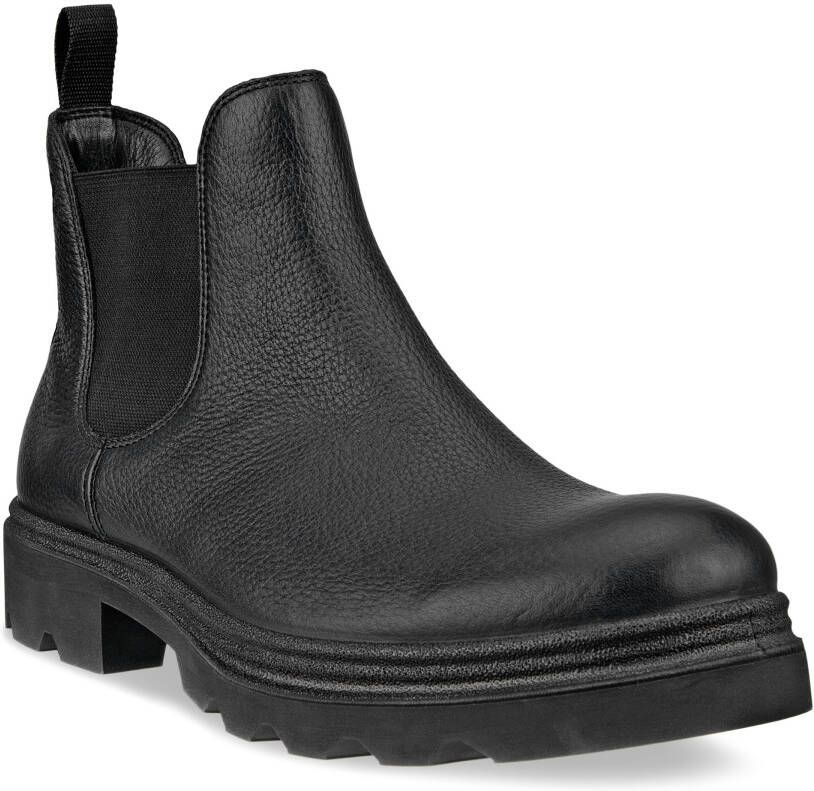 ECCO Grainer M Heren leren Chelsea boot Zwart Size: 45 (UK 10.5-11)