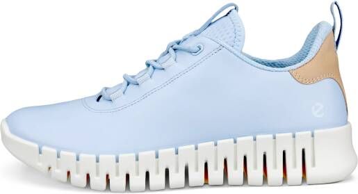 ECCO Gruuv W Dames leren sneaker Blauw Size: 38 (UK 5-5.5)
