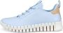 ECCO Gruuv W Dames leren sneaker Blauw Size: 38 (UK 5-5.5) - Thumbnail 1