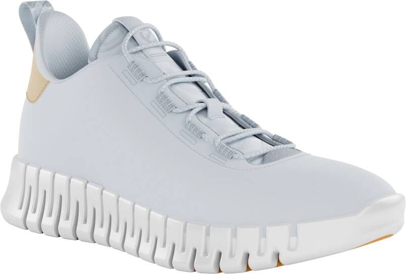 ECCO Gruuv W Dames leren sneaker Blauw Size: 38 (UK 5-5.5)