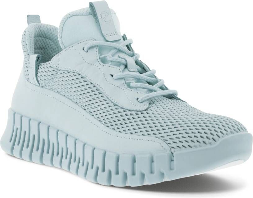 ECCO Gruuv W Dames leren sneaker Blauw Size: 36 (UK 3.5-4)