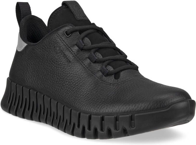 ECCO Gruuv W Dames leren sneaker met Gore-Tex Zwart Size: 35 (UK 2.5-3)
