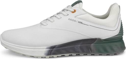 ECCO M Golf S-Three Heren waterdichte leren golfschoen Wit Size: 45 (UK 10.5-11)