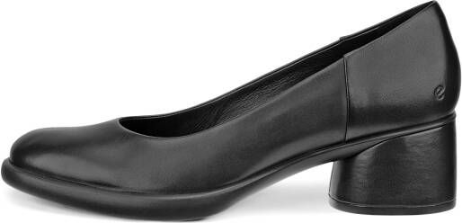 ECCO Sculpted LX 35 Dames leren pump met blokhak Zwart Size: 40 (UK 6.5-7)
