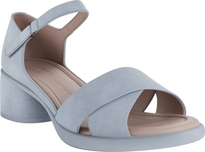 ECCO Sculpted Sandal LX 35 Dames nubuck sandaal met hak Blauw Size: 42 (UK 8-8.5)