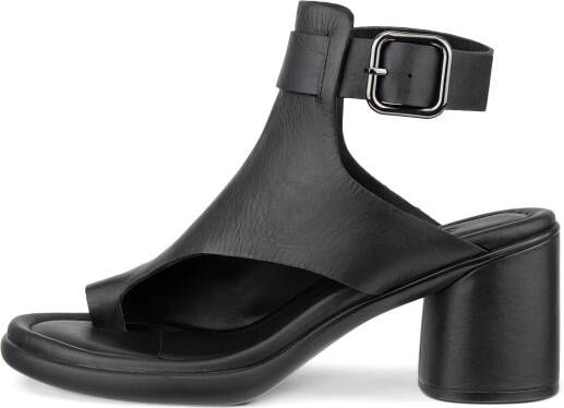 ECCO Sculpted Sandal LX 55 Dames leren sandaal met hak Zwart Size: 40 (UK 6.5-7)