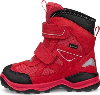 ECCO Snow Mountain Kinderen winterlaars van nubuck met Gore-Tex Rood Size: 31 (UK 12.5-13)