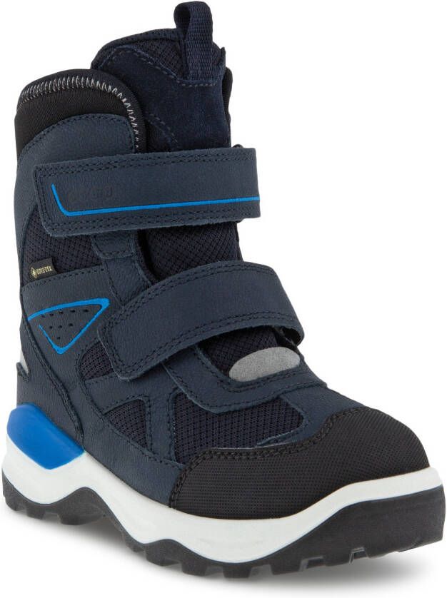 ECCO Snow Mountain Kinderen winterlaars van nubuck met Gore-Tex Marineblauw Size: 40 (UK 6.5-7)