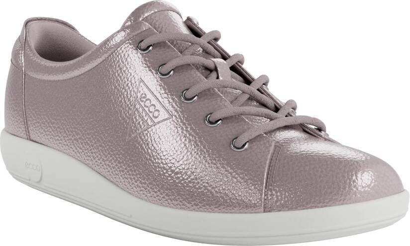 ECCO Soft 2.0 Dames leren wandelschoen Pink Size: 42 (UK 8-8.5)