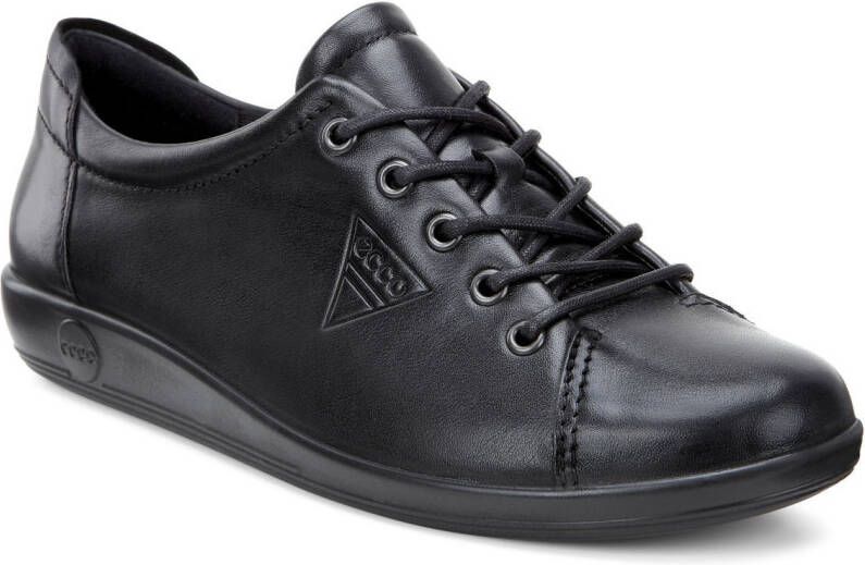 ECCO Soft 2.0 Dames leren wandelschoen Zwart Size: 35 (UK 2.5-3)