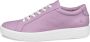 ECCO Soft 60 W Dames leren sneaker Purper Size: 38 (UK 5-5.5) - Thumbnail 1