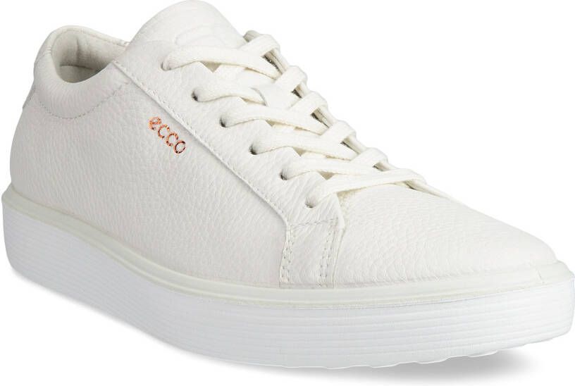 ECCO Soft 60 W Dames leren sneaker Wit Size: 35 (UK 2.5-3)