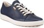ECCO Soft 7 W Dames leren sneaker Marineblauw Size: 38 (UK 5-5.5) - Thumbnail 1
