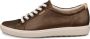 ECCO Soft 7 W Dames leren sneaker Bruin Size: 40 (UK 6.5-7) - Thumbnail 1