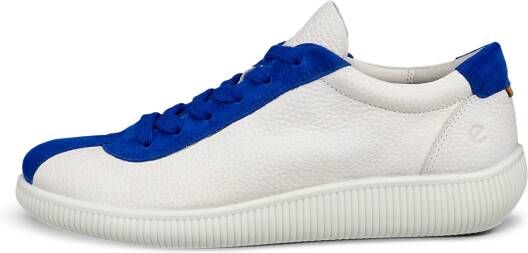ECCO Soft Zero W Dames leren sneaker Wit Size: 42 (UK 8-8.5)