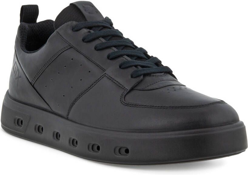 ECCO Street 720 M Heren leren sneaker met Gore-Tex Zwart Size: 39 (UK 6)