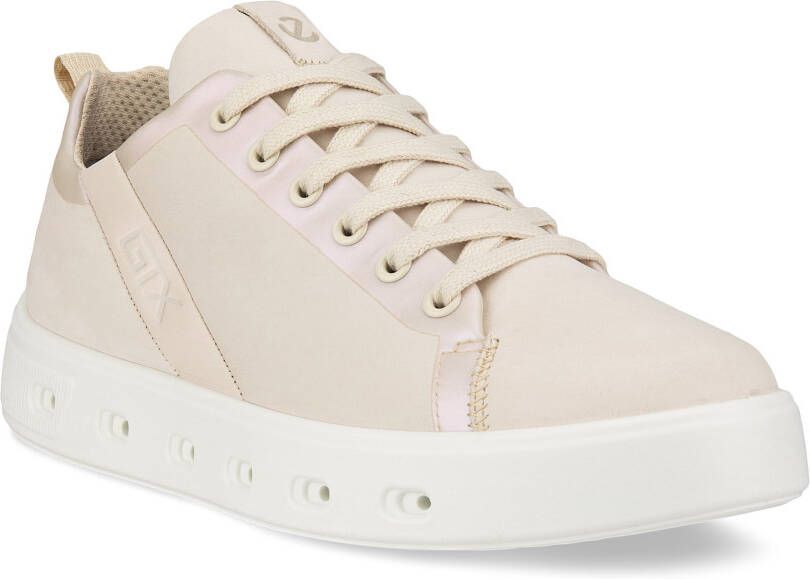 ECCO Street 720 W Dames nubuck Gore-Tex sneaker Beige Size: 38 (UK 5-5.5)
