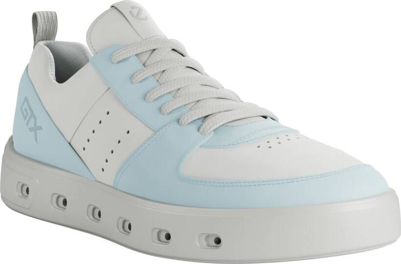ECCO Street 720 W Dames leren sneaker met Gore-Tex Blauw Size: 40 (UK 6.5-7)