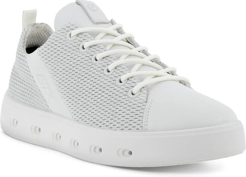 ECCO Street 720 W Dames leren sneaker met Gore-Tex Wit Size: 35 (UK 2.5-3)