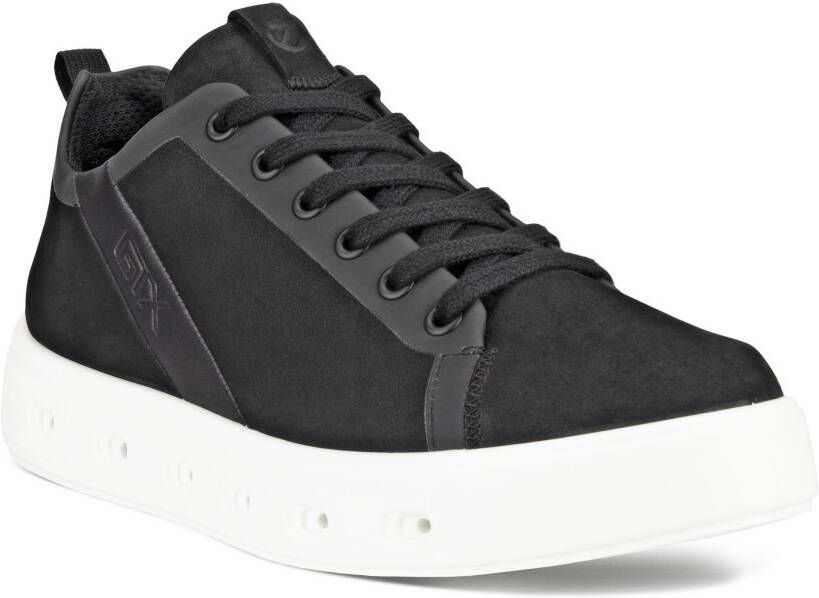 ECCO Street 720 W Dames nubuck Gore-Tex sneaker Zwart Size: 38 (UK 5-5.5)