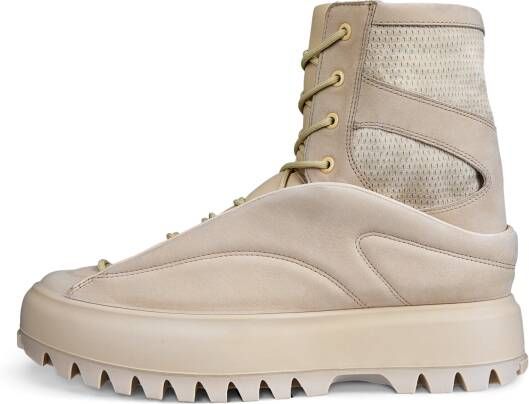 ECCO Street Ace RAL7000 M Heren laars van nubuck Beige Size: 40 (UK 6.5-7)