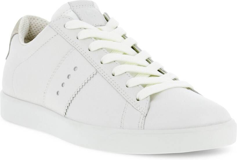 ECCO Street Lite W Dames leren sneaker Wit Size: 38 (UK 5-5.5)