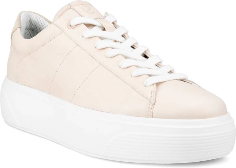 ECCO Street Platform W Dames leren sneaker Pink Size: 40 (UK 6.5-7)